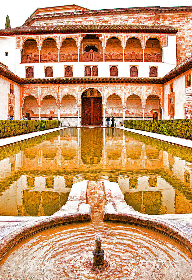 Alhambra Palace Photograph by Dennis Cox