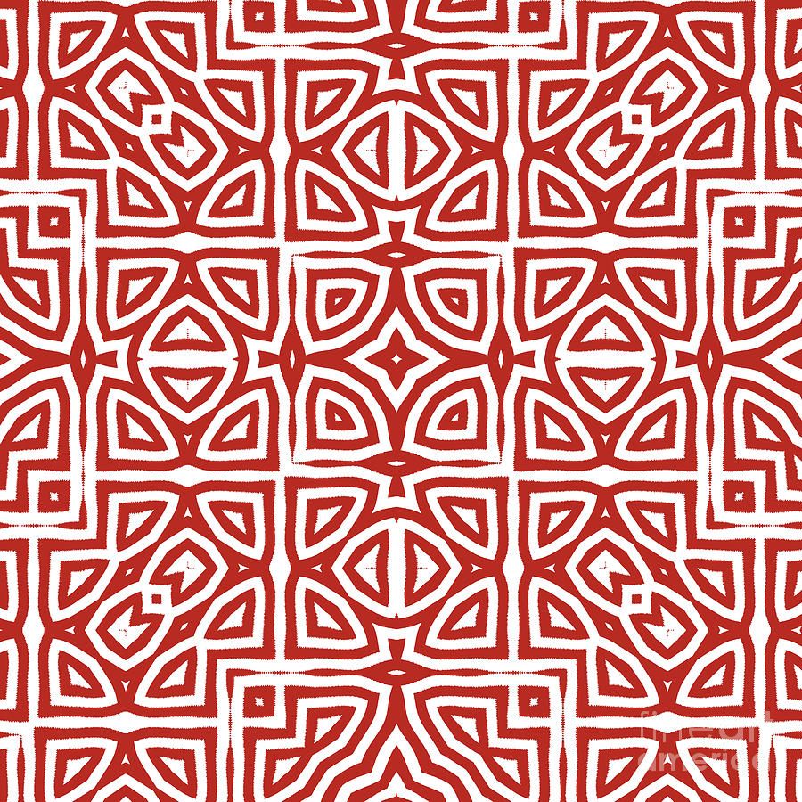 Alhambra Red Painting by Mindy Sommers