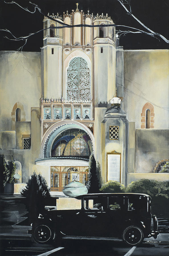 Alhambra Painting - Alhambra Theater by Michael Bolton