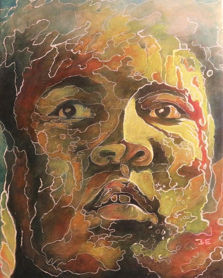 Ali, Beyond the grave Painting by John Edwe