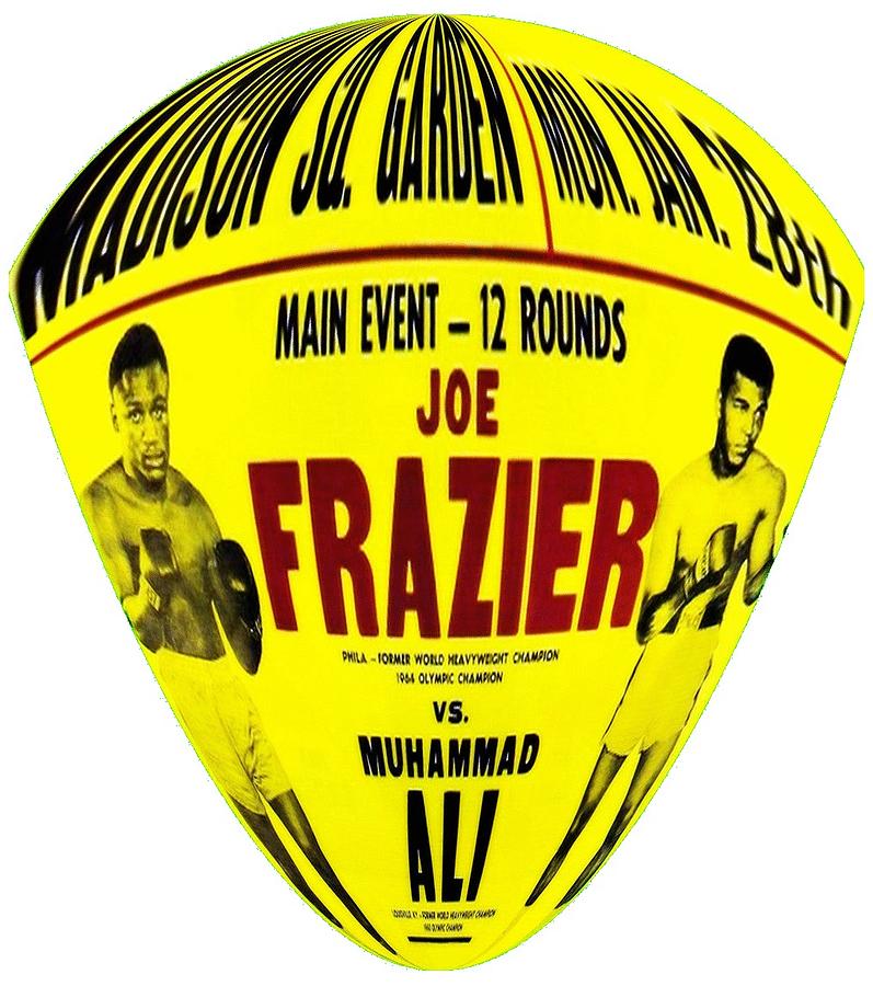 Ali vs Frazier II Mixed Media by Charlie Ross