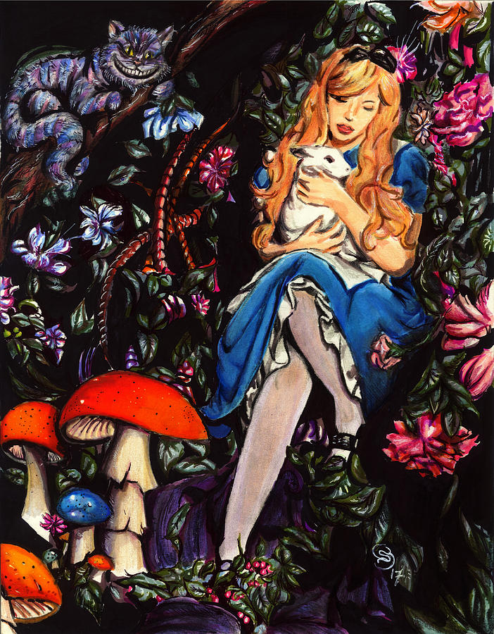 Alice in Wonderland Painting by Shawn Howe - Fine Art America