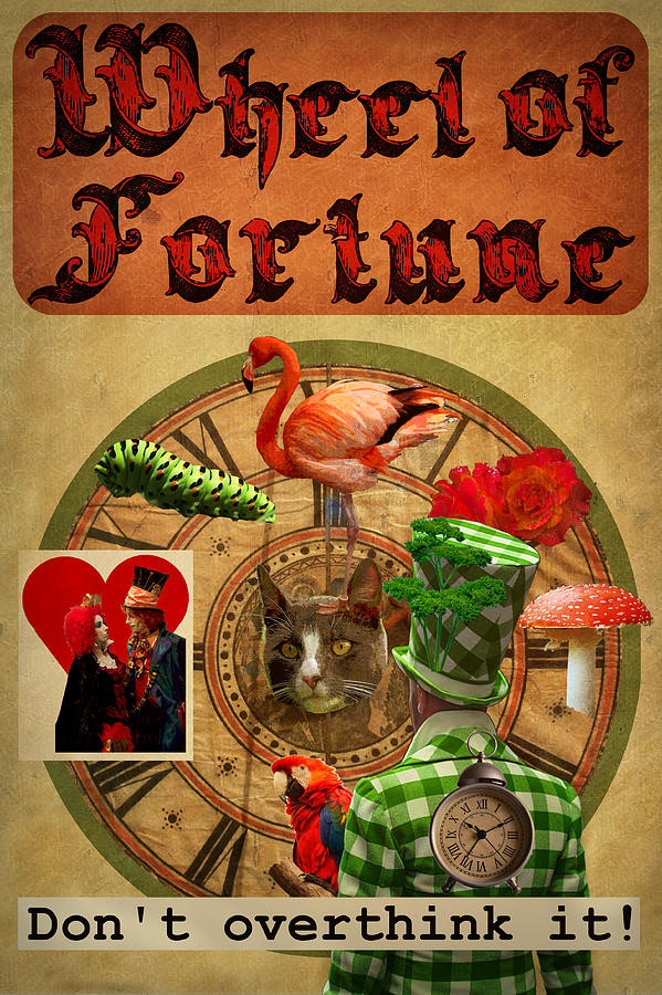 Alice In Wonderland Wheel Of Fortune Photograph by Suzanne Powers