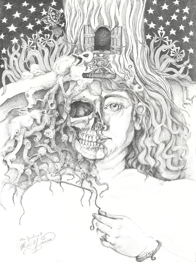 Alice Syndrome 2 Drawing by Melinda Dare Benfield