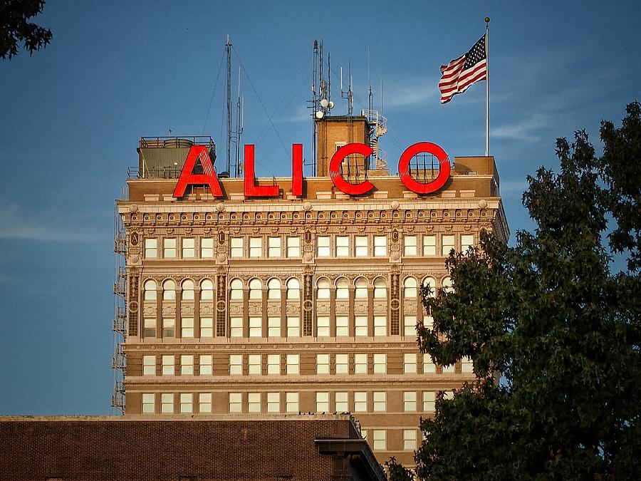 Alico Building Top Photograph by Buck Buchanan