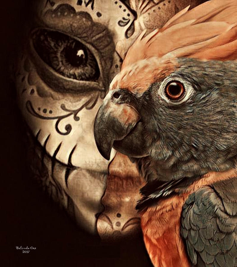 Alien Bird Study Digital Art by Artful Oasis
