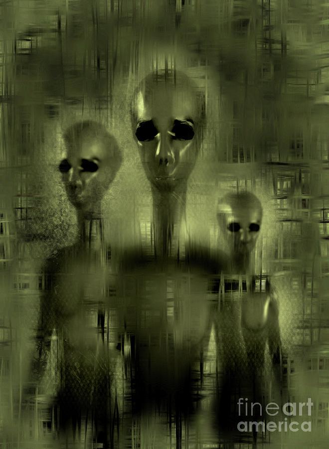 Alien Brothers Digital Art