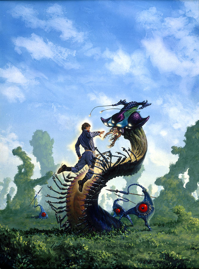 Space Painting - Alien Captive by Richard Hescox Space Painting - Alien Captive by Richard Hescox