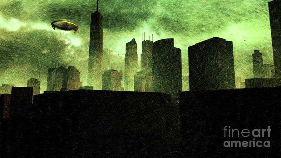 Alien City Drawing
