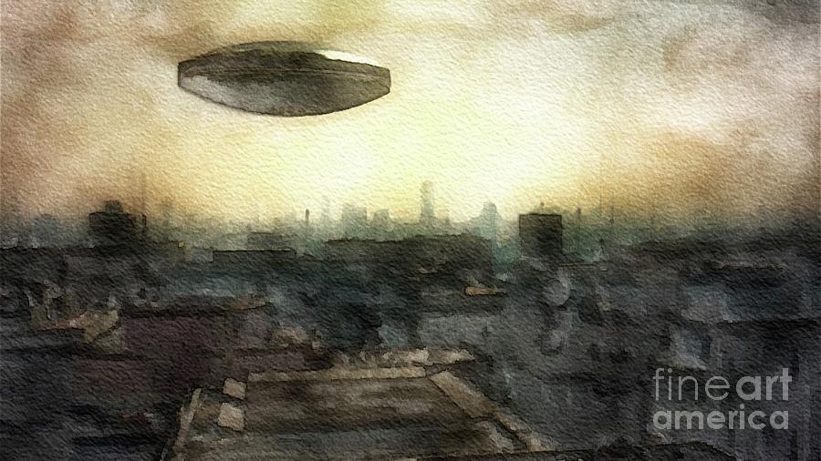 Alien Dawn Painting