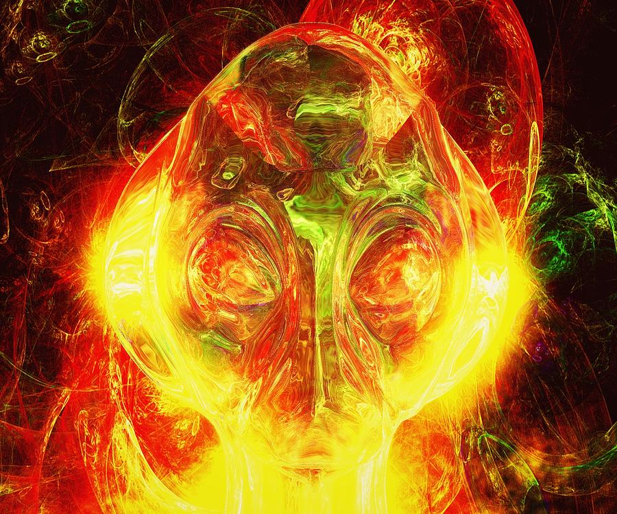 Alien God Digital Art by Esoterica Art Agency - Pixels