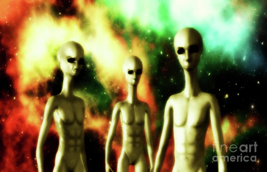 Alien Gods Digital Art