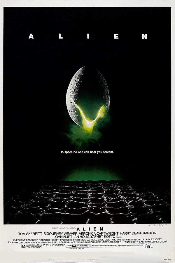 Alien Movie Photograph - Alien, Poster Art, 1979 by Everett