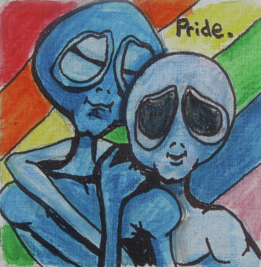 alien Pride Painting by Similar Alien