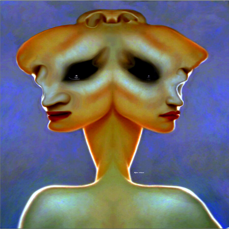 Alien Digital Art by Rafael Salazar