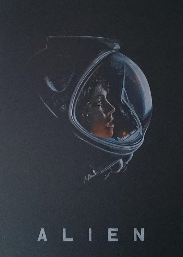 Alien Painting by Reinaldo Munilla Marrero - Fine Art America