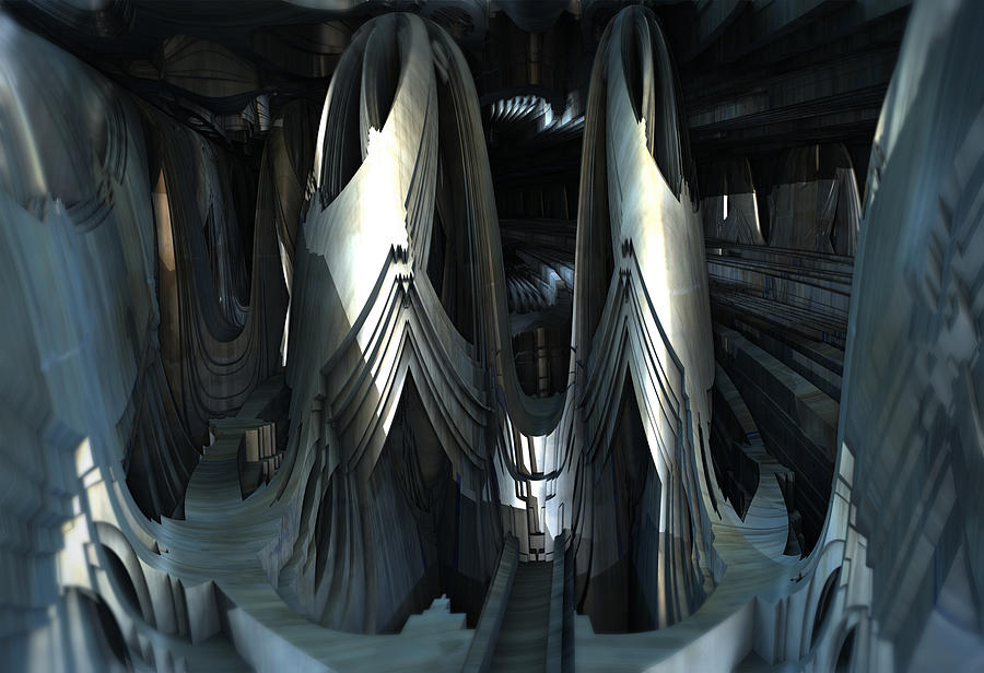 Alien Sanctuary Digital Art by Hal Tenny