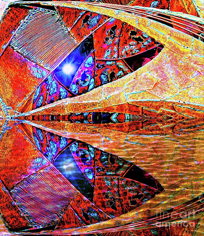 Alien Star Cave Reflection Digital Art by Ian Gledhill