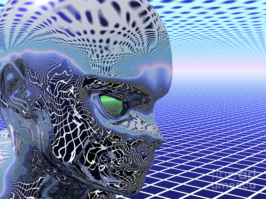Alien Stare Digital Art by Nicholas Burningham