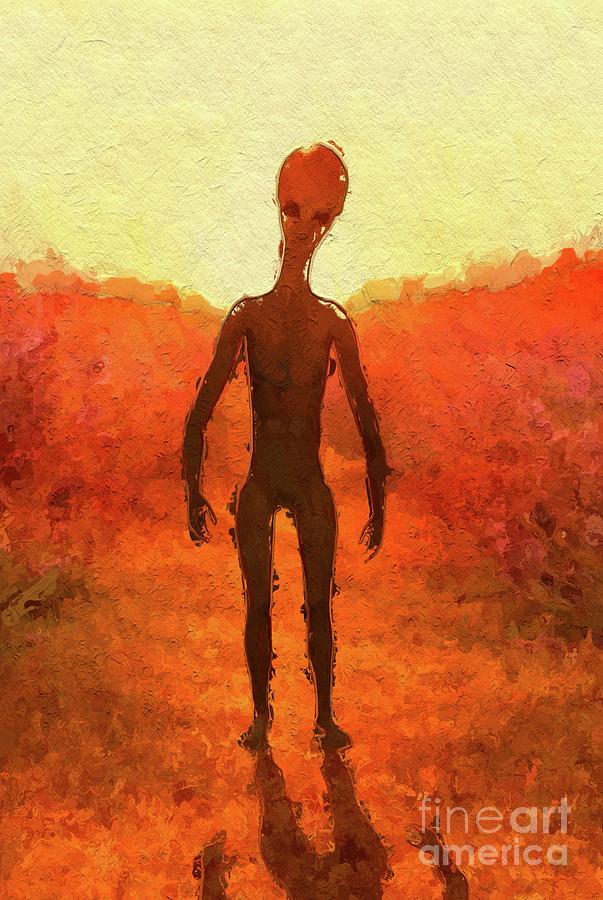 Alien Summer Painting