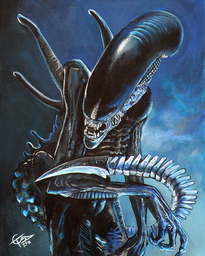 Alien painting