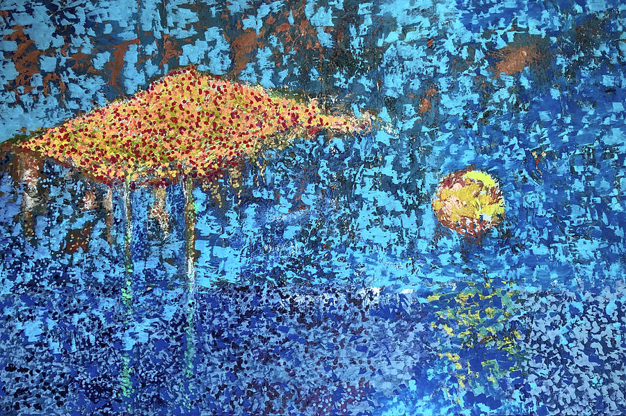 Alien Tree Painting by Dennis Ellman