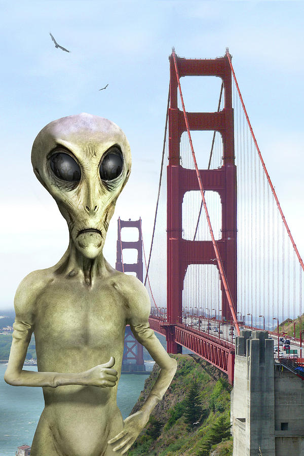 Alien Vacation - San Francisco Photograph by Mike McGlothlen