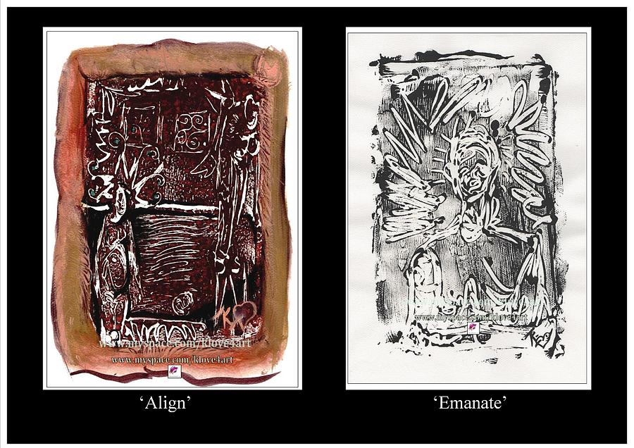 Align to Emanate Painting by Carol Rashawnna Williams