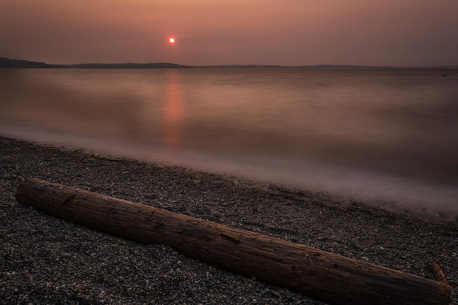Sunset Photograph - Alki Beauty- 2 by Calazones Flics
