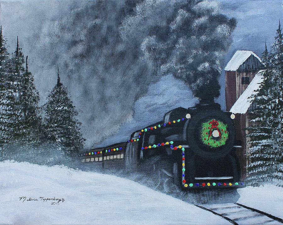 All Aboard Painting by Melissa Toppenberg