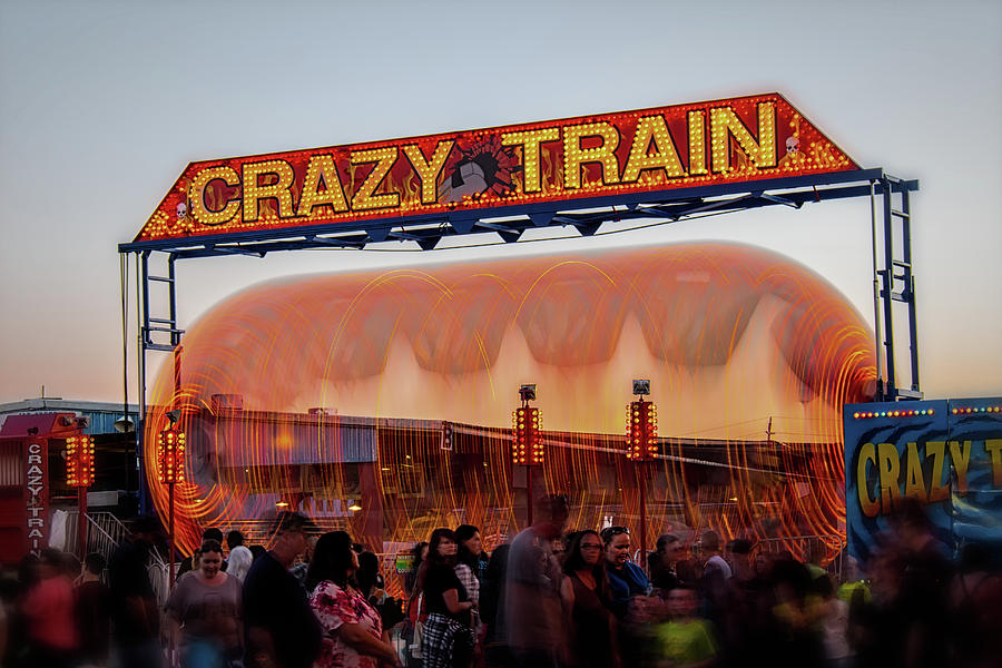 All Aboard the Crazy Train Photograph by Marnie Patchett