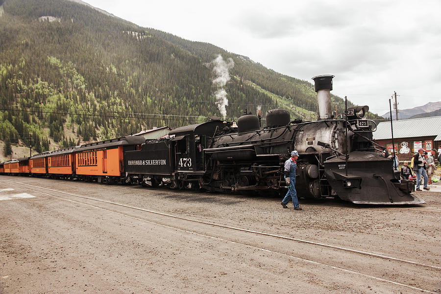 All Aboard to Durango Photograph by Lon Dittrick