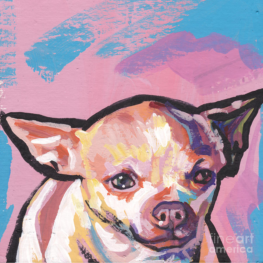 Chihuahua Painting - All About The Chi by Lea S