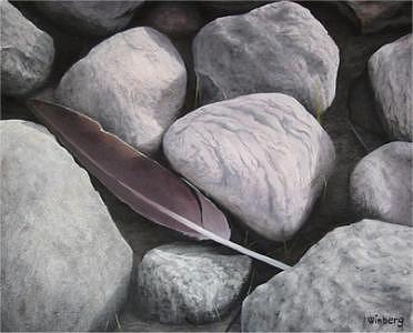 Close Up Painting - All Alone by Peter Winberg Close Up Painting - All Alone by Peter Winberg