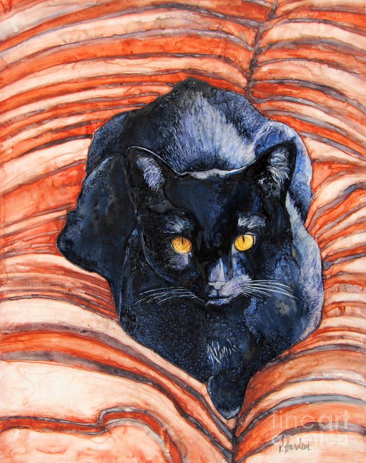 Pumpkin Painting - All Cats Great And Small by Pamela Iris Harden