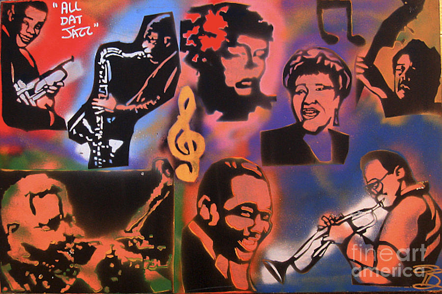 All Dat Jazz Painting by Tony B Conscious