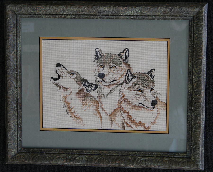 Wolves Tapestry - Textile - All For One by Janet  Hall