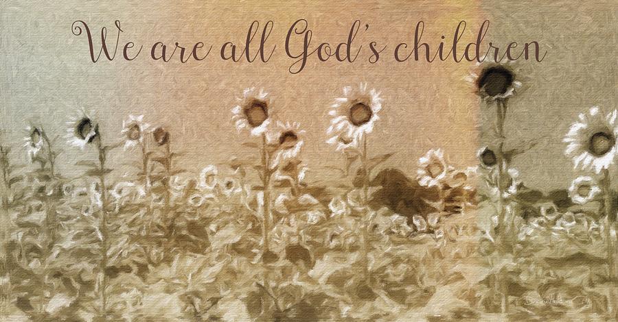All Gods Children Photograph by Diane Lindon Coy
