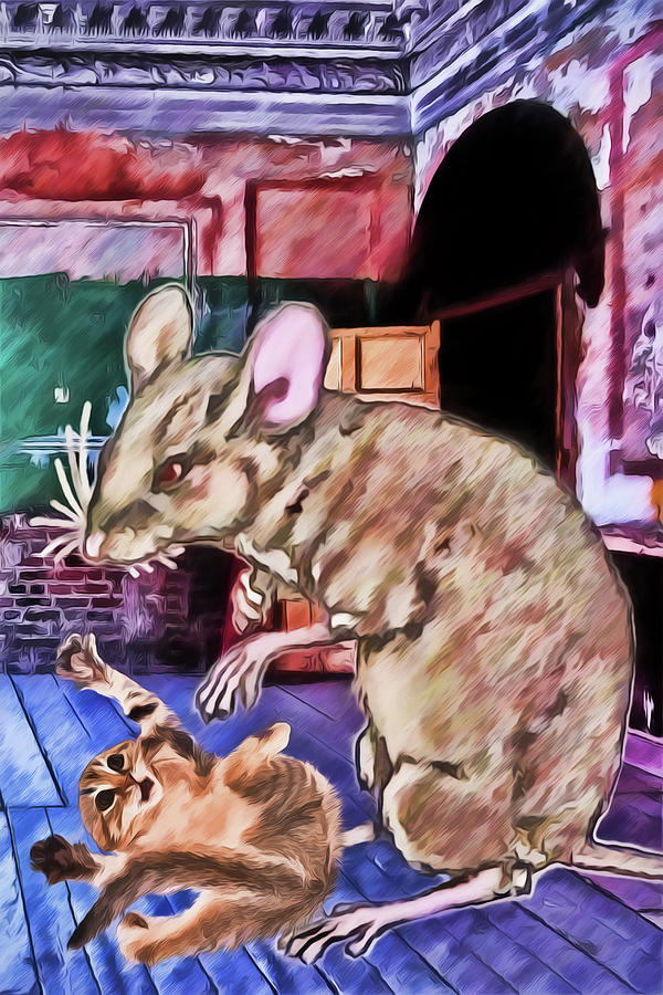 All in a Mouses Night Digital Art by John Haldane