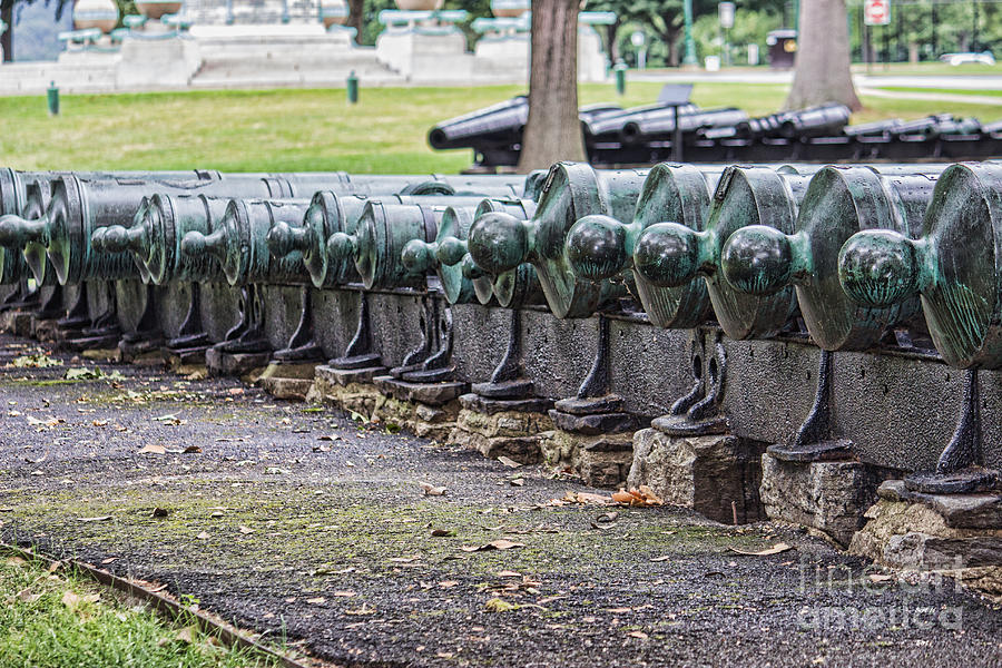 Canons All in a Row Photograph by Roberta Byram