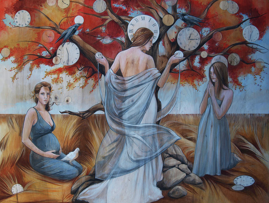 All in Good Natures Time Painting by Jacqueline Hudson