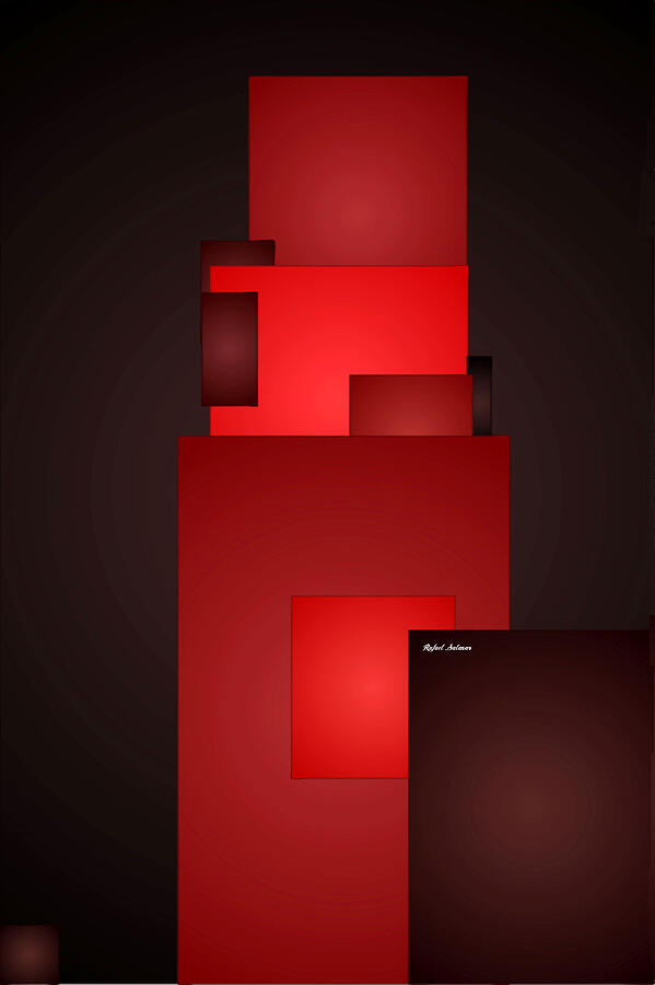 All in Red Digital Art by Rafael Salazar