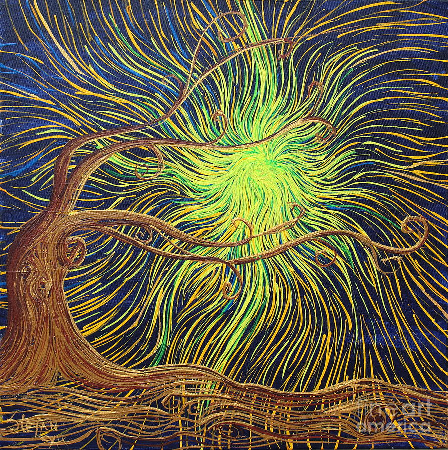 All Is Woven By The LIght Painting by Stefan Duncan