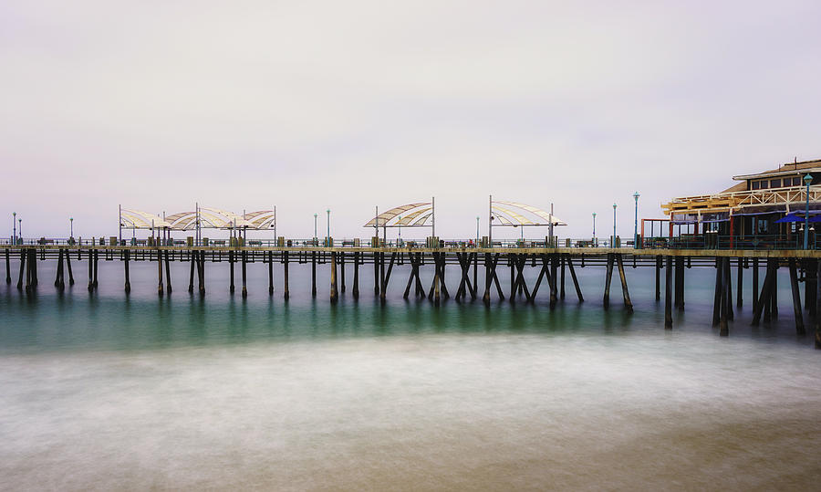 All quiet on Redondo Pier Photograph by Michael Hope
