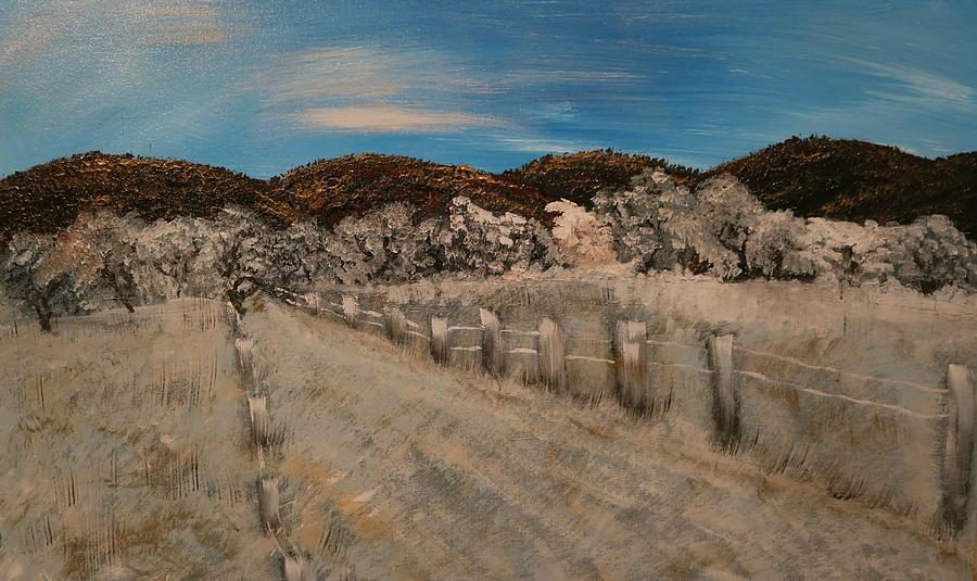 All Roads Lead to Frozen Ranch Painting by Etta Harris