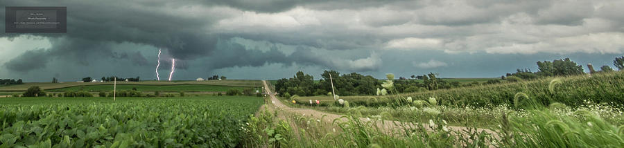 Farm Photograph - All Roads Lead to The Storm by Paul Brooks