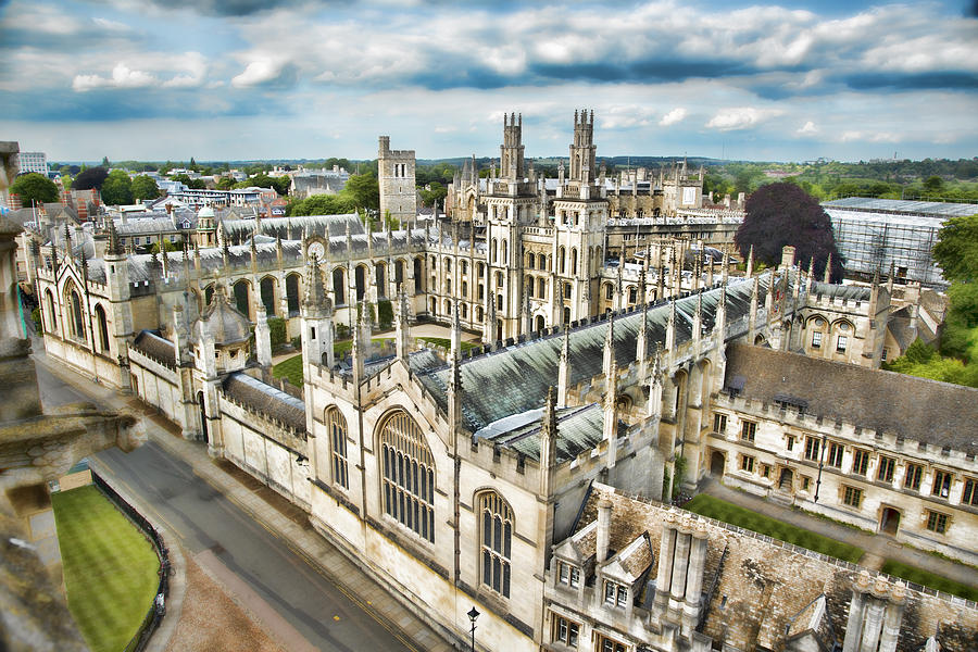 Architecture Photograph - All Souls College - Oxford by Stephen Stookey