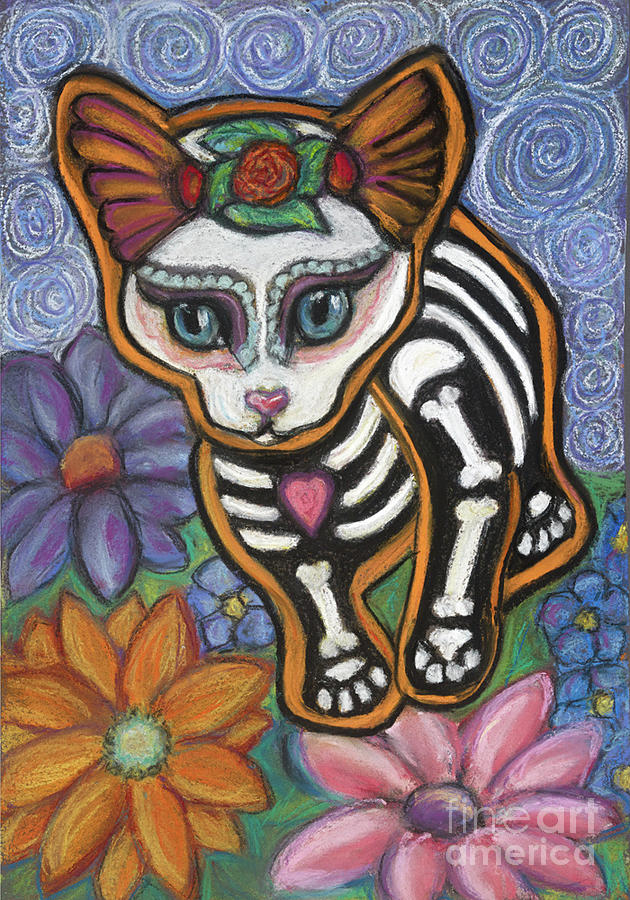 Cats Pastel - All Souls Day Elsa by Ann Hoff Cats Pastel - All Souls Day Elsa by Ann Hoff