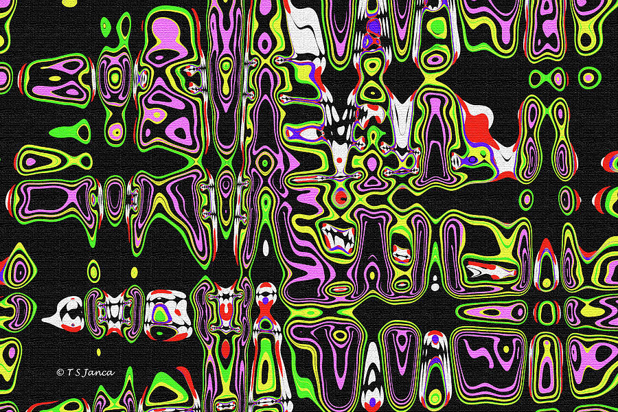 All Squares And Color Abstract # 16 Digital Art by Tom Janca