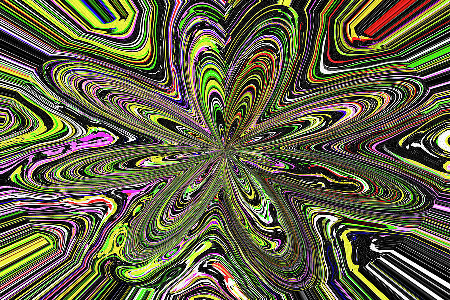All Squares And Color Abstract # 16h Digital Art by Tom Janca